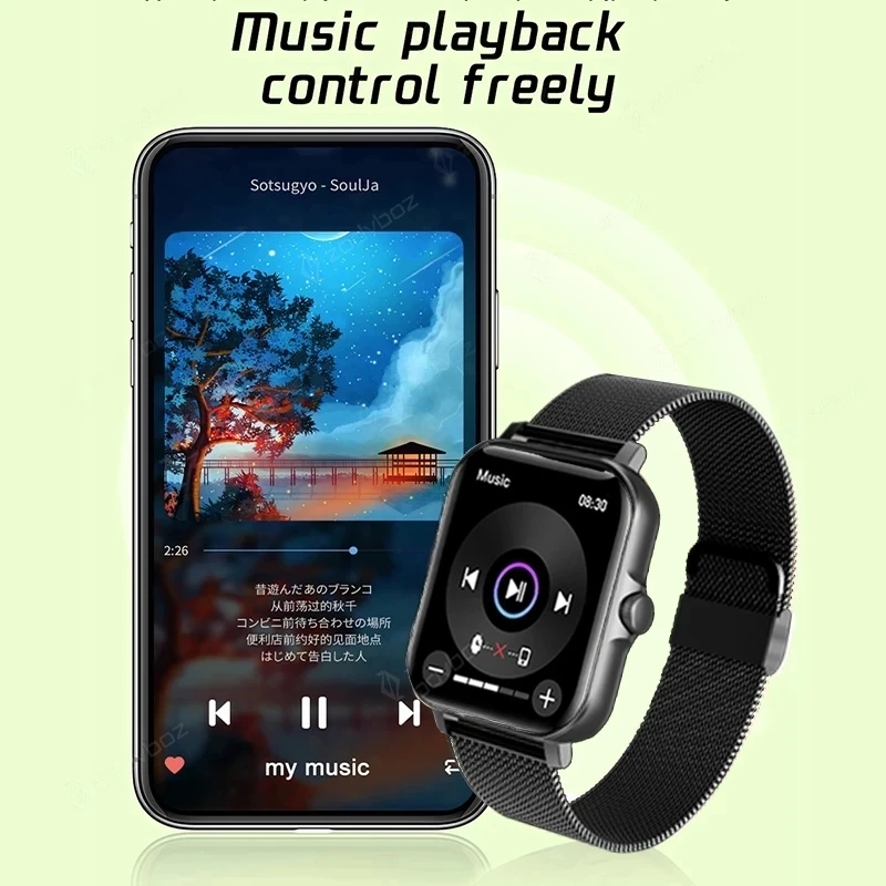 2022 New Bluetooth Answer Call Smart Watch Men Full Touch Dial Fitness Tracker IP67 Waterproof |