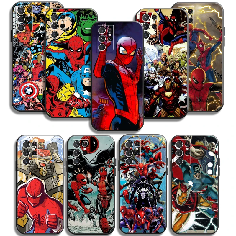 

Marvel Avengers Phone Cases For Samsung Galaxy A31 A32 A51 A71 A52 A72 4G 5G A11 A21S A20 A22 4G Carcasa Funda Back Cover