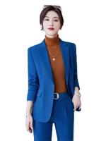 blazer coat women blue black s 4xl 2022 spring new fashion temperament professional casual blazer jackets office lady clothing