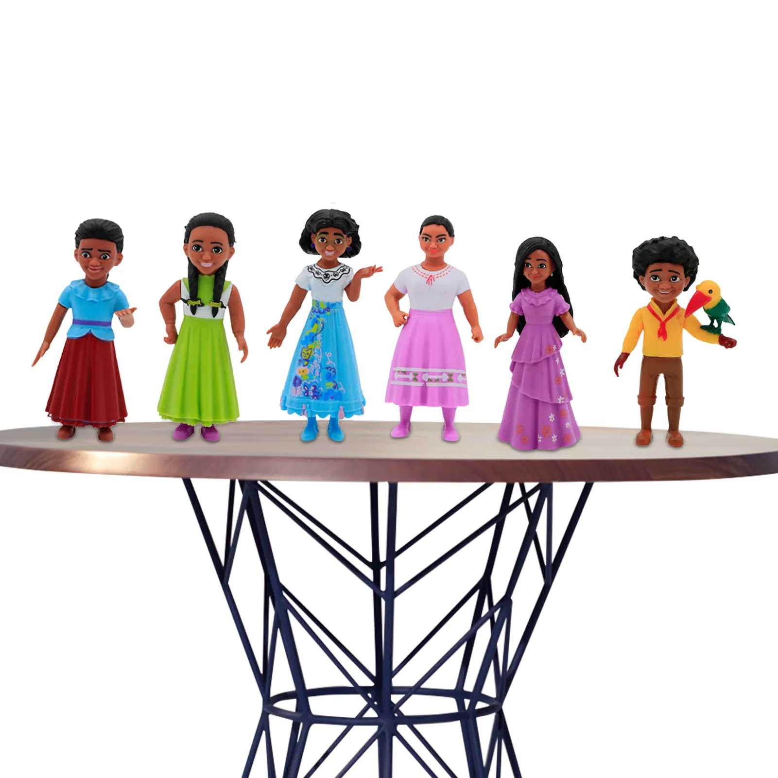 

Набор игрушек Encan-to, 6/7 шт., мультяшная модель семьи мадриги, аниме фигурка, кукольный дом, тематический подарок для детей, игрушечный домик