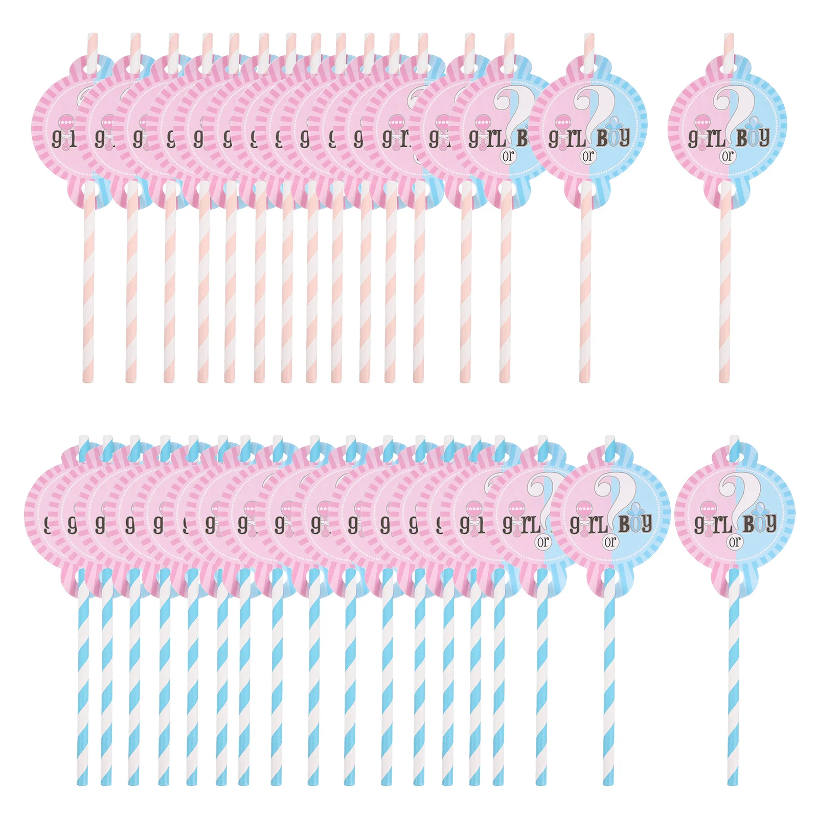 

32pcs Party Paper Straws Question Mark Party Supplies Party Prom Smoothie Straws