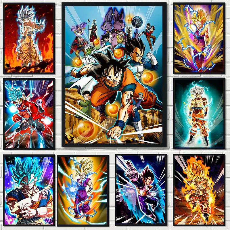 

Набор для алмазной живописи 5D «сделай сам» из японского аниме «Драконий жемчуг супер сайян», алмазная вышивка, мозаика, искусство стразы, до...