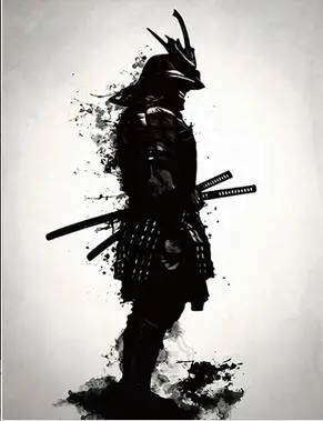 

Lot style Choose Samurai Bushido Art print Silk poster Home Wall Decor