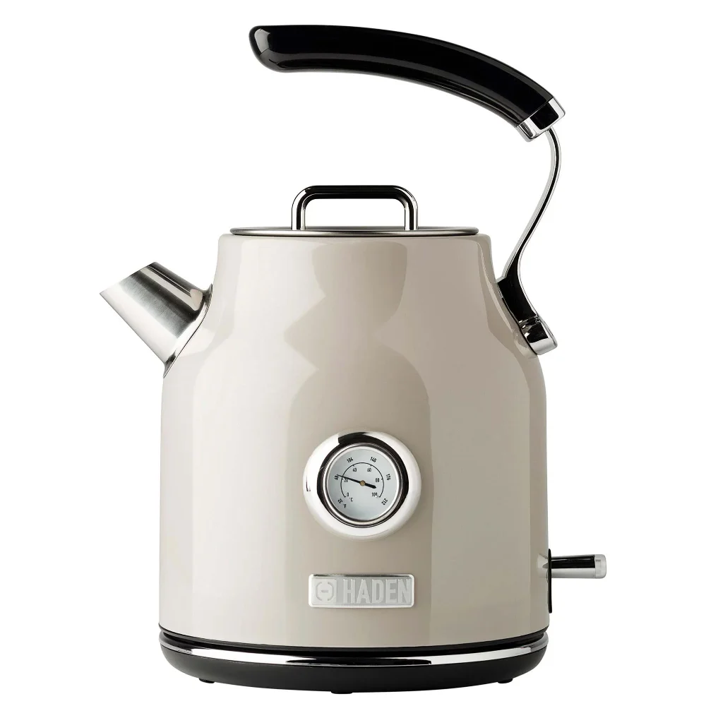 

1.7 Liter Stainless Steel Electric Kettle, Putty- 75002 Travel Kettle Portable Tea Kettle