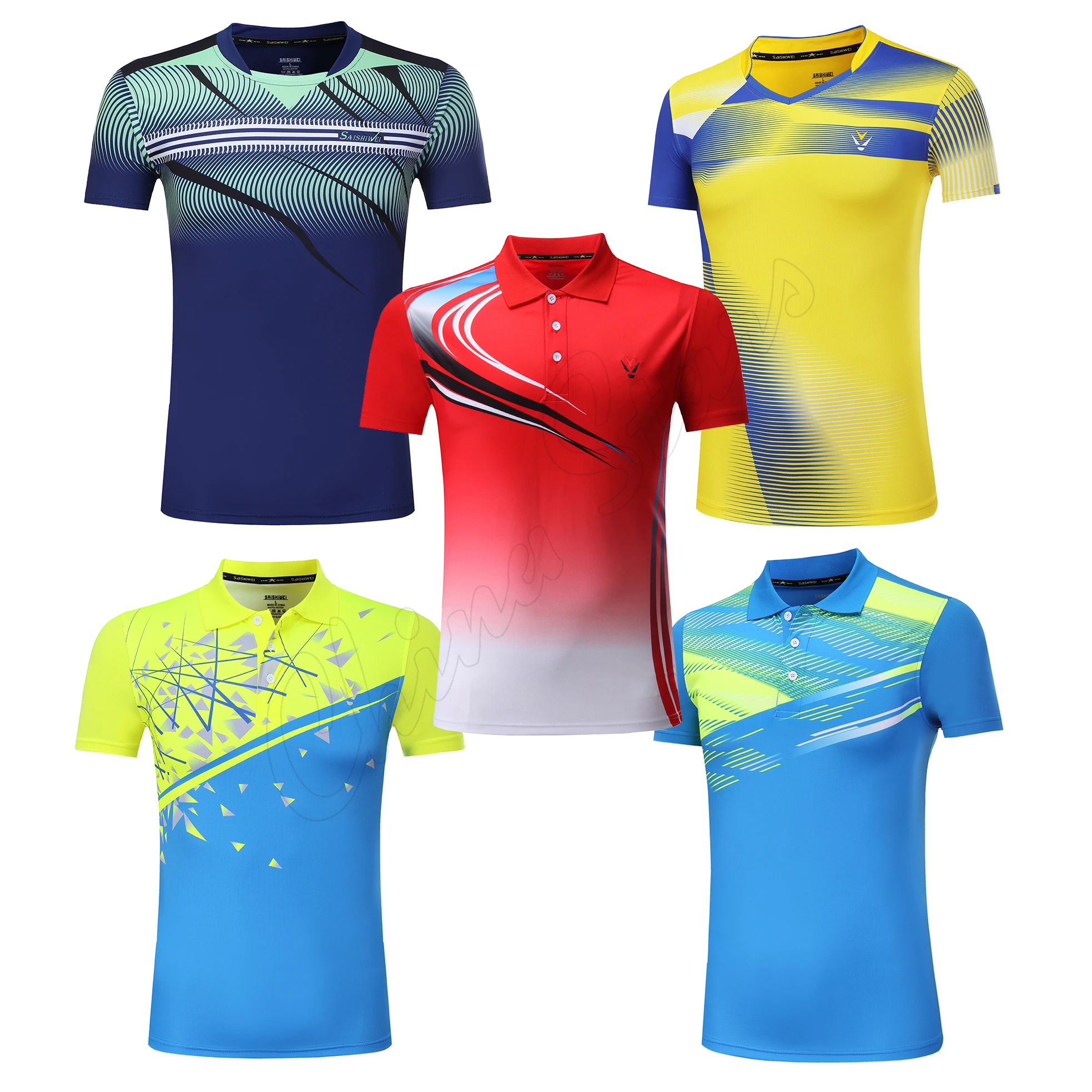 

Men Women Tennis T Shirt Children's Ping Pong Uniforms Girls Badminton Clothes Fitness Gym Sport Kit Table Tennis Shirt Jerseys
