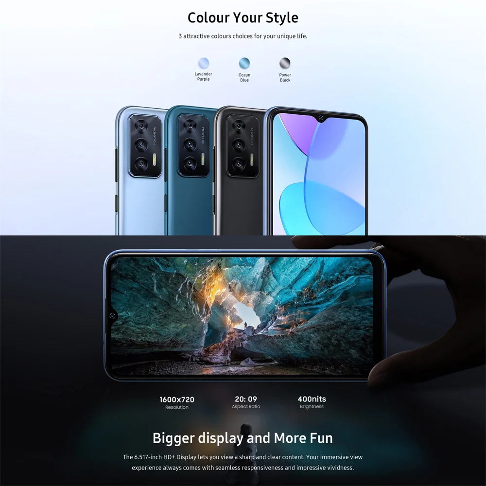 Phones Smartphones 6.517 Inch Hd 13mp Camera Mobile Phone 5150mah Unlocked Android Phones Cheap Cellphones