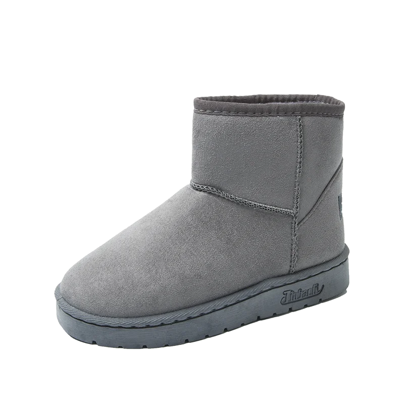 

Женские зимние ботинки, новинка 2022, зимняя хлопковая обувь для снега, плюшевая Утепленная обувь, нескользящая теплая женская обувь, модные б...