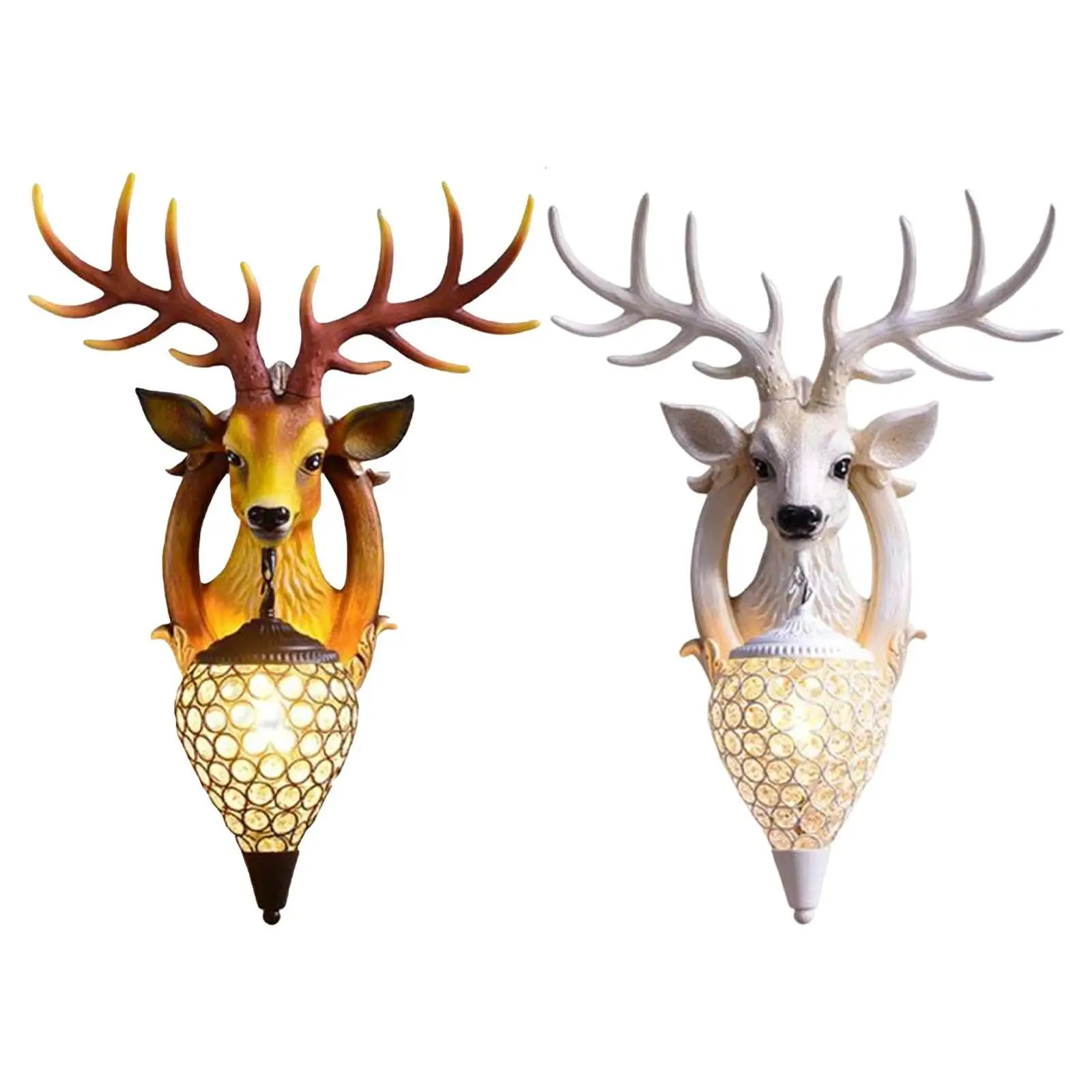 

Бра с рогами, фигурки ламп для гостиной, коридора, бара, спальни