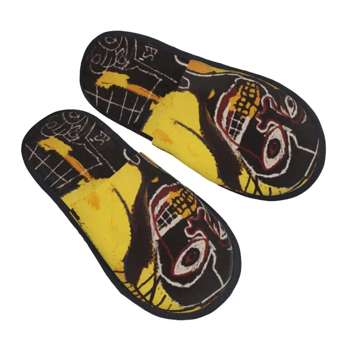 

Женские тапочки с принтом головы Джинса Мишеля, удобные шлепанцы из пены с эффектом памяти, домашняя обувь в стиле граффити для спальни