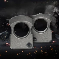 single finger 15mm thick titanium alloy defense brass knuckle adult stress relief toys edc