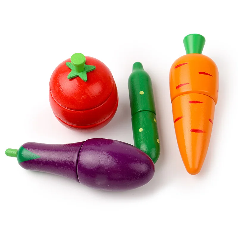 Деревянный Кухонный Набор Игрушек Для Ролевых Игр Детей Монтессори Обучающая