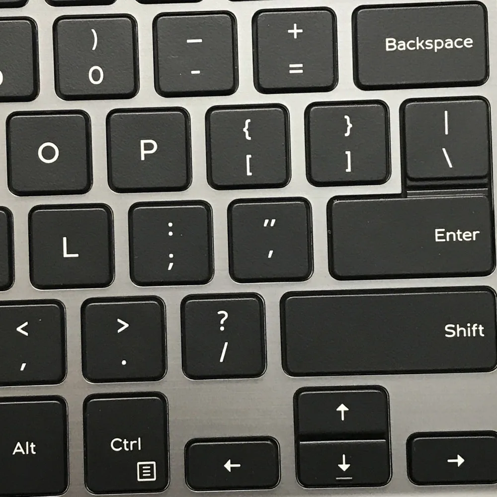 Новая клавиатура с подсветкой для DELL INSPIRON 15 5565 5567 серебряной подставкой рук