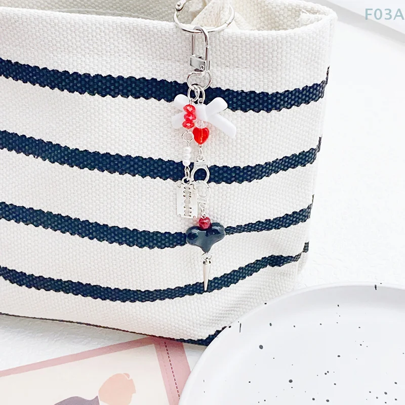 Ретро Хэллоуин Крест Любовь Сердце Ремешок для мобильного телефона Y2k Имитация