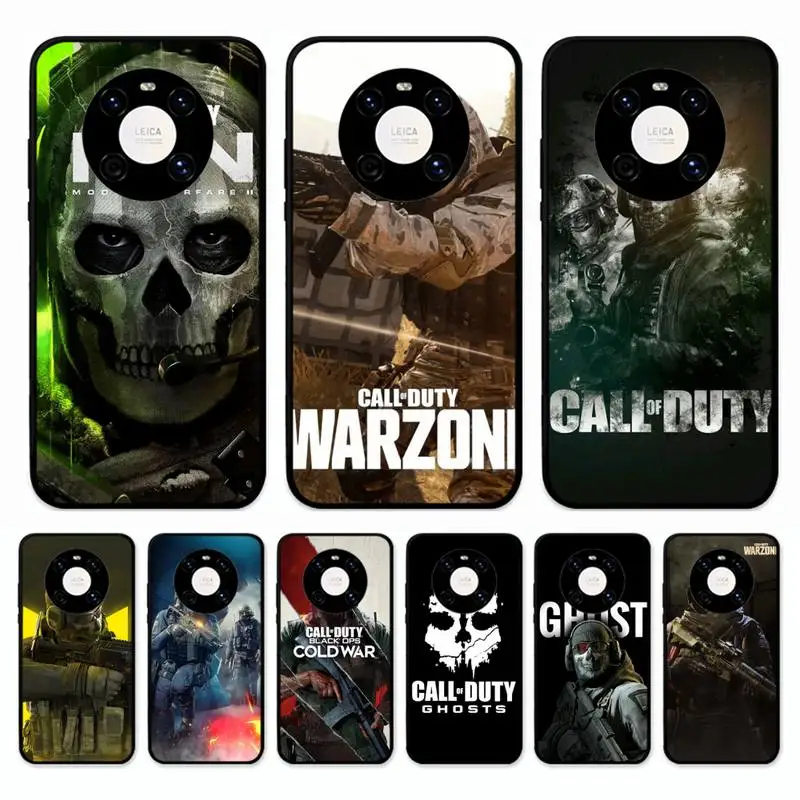

Calls Of Duties Shooting Game Phone Case for Huawei Mate 20 10 9 40 30 lite pro X Nova 2 3i 7se