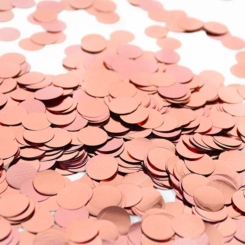 

30g/bag 1.5cm Rose Gold Sequins Round Confetti Anniversary Decor Confetti Table Scatters For Wedding Birthday Party Decoration