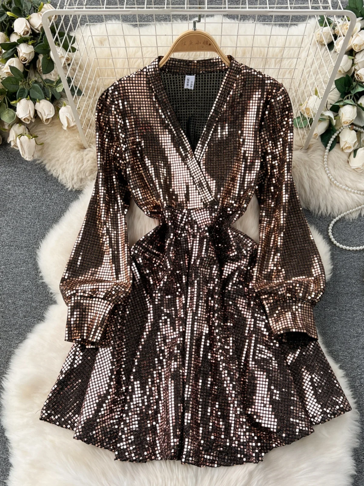 Женское платье-рубашка Litmage в европейском стиле новая весенняя одежда нишевые