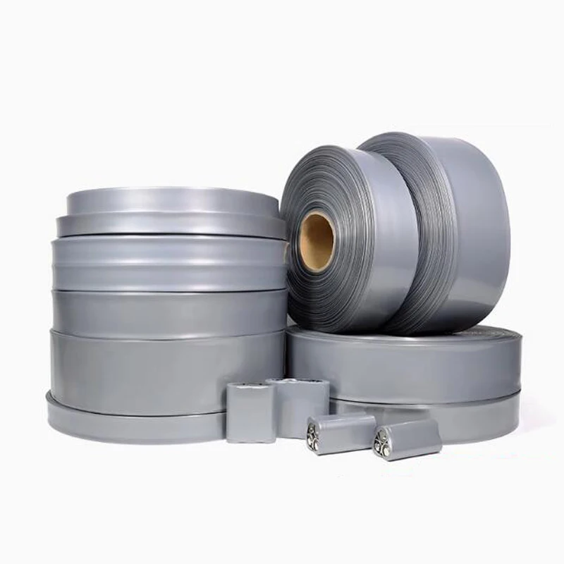 

Серебристо-серая термоусадочная трубка ПВХ 18650 21700 32650