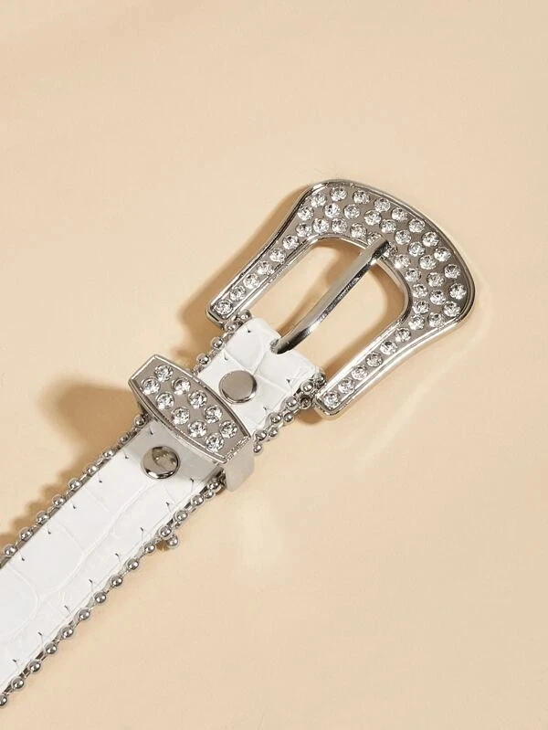 new women's full diamond belt all match belt