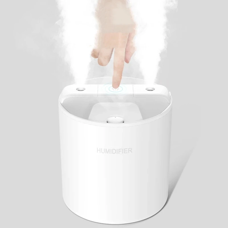 

1000ml Double Nozzle Air Humidifier Purifier USB Ultrasonic Aromatherapy Essential Oil Diffuser Home Room Fragrance Humidifier
