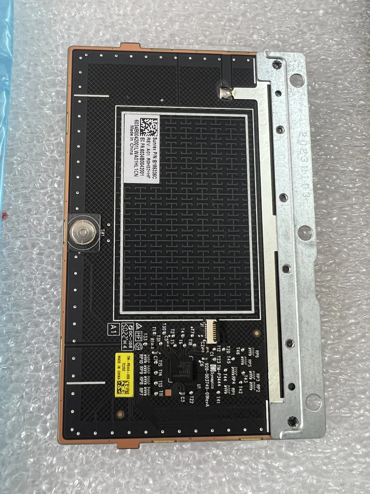 Фото Совершенно новая сенсорная панель для HP Elite Dragonfly G1 G2, плата мыши TM-P3444-006 №1
