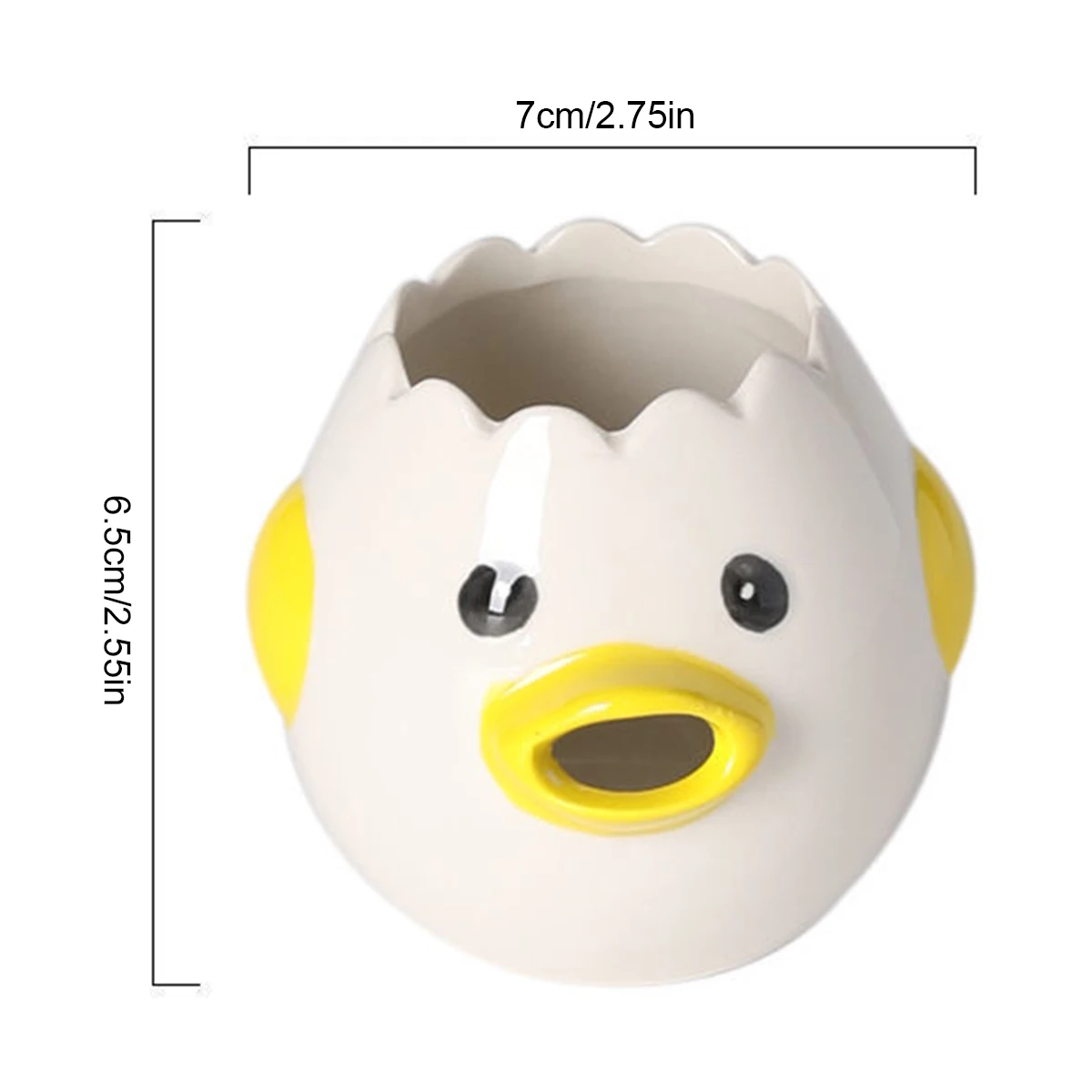 Милый керамический разделитель для цыплят и яиц кухонный яичного желтка