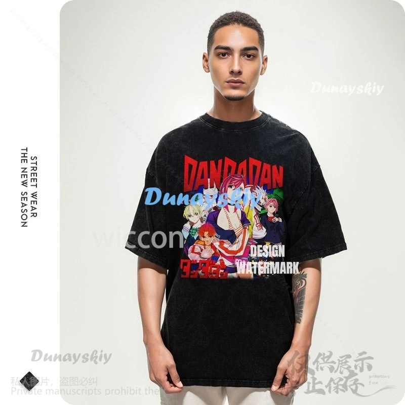 Футболка для косплея аниме Дандан винтажный костюм уличная одежда манга Аясе