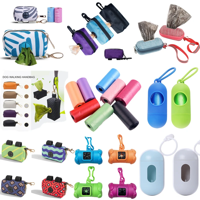 

Горячая Распродажа портативный биоразлагаемый мешок для выгула собак, мешок-диспенсер, мешок для мусора, органайзер для домашних питомцев, ...