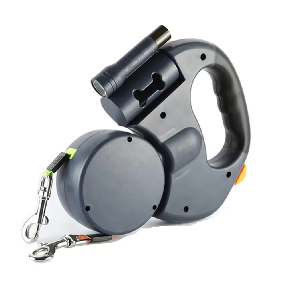 

Dual Dogs Pet Leash Ropes Auto Retractable Pet Cat Dog Traction Rope Adjustable Dual Dogs Strap Auto Flexible Dog Pet Leash Rope