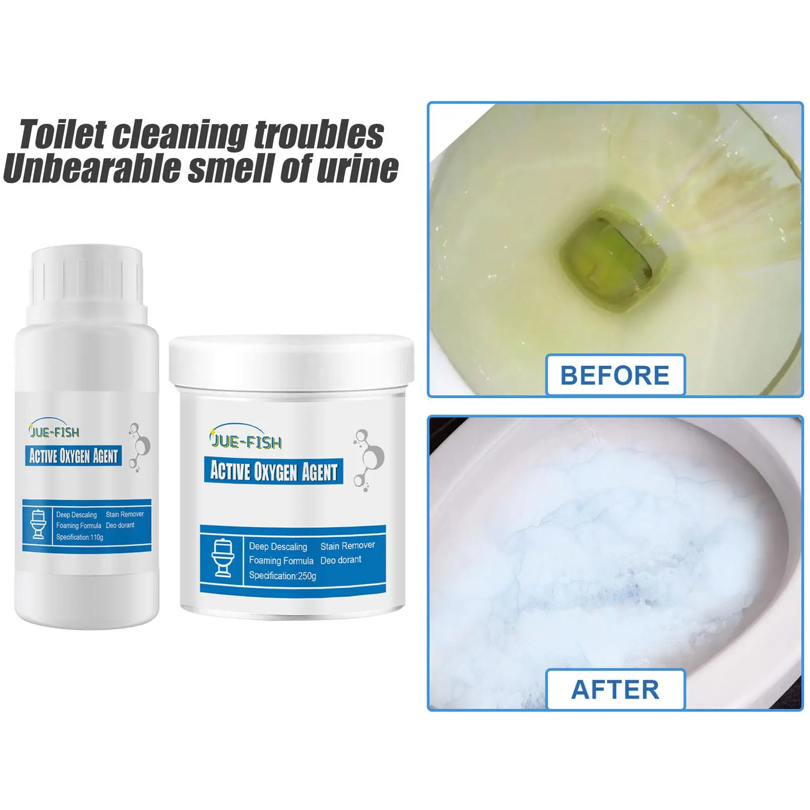 

Toilet Active Oxygen Agent Powerful Pipe Dredging Agent Kitchen Water Pipe Sewer Toilet Sink Cleaning Deodorant Powder