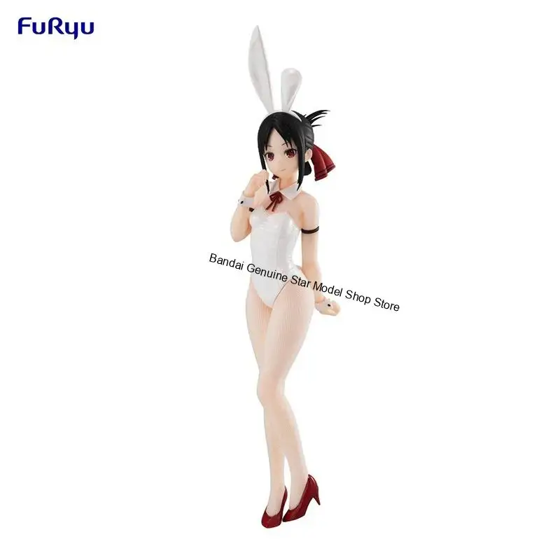 Фото В наличии: Фигурка FuRyu BiCute Bunnies Kaguya-sama: Love Is War — Хаясака Ай, Фудживара Чика, Шиномия Кагуя в образе белой девушки-кролика (подарочная фигурка) №5