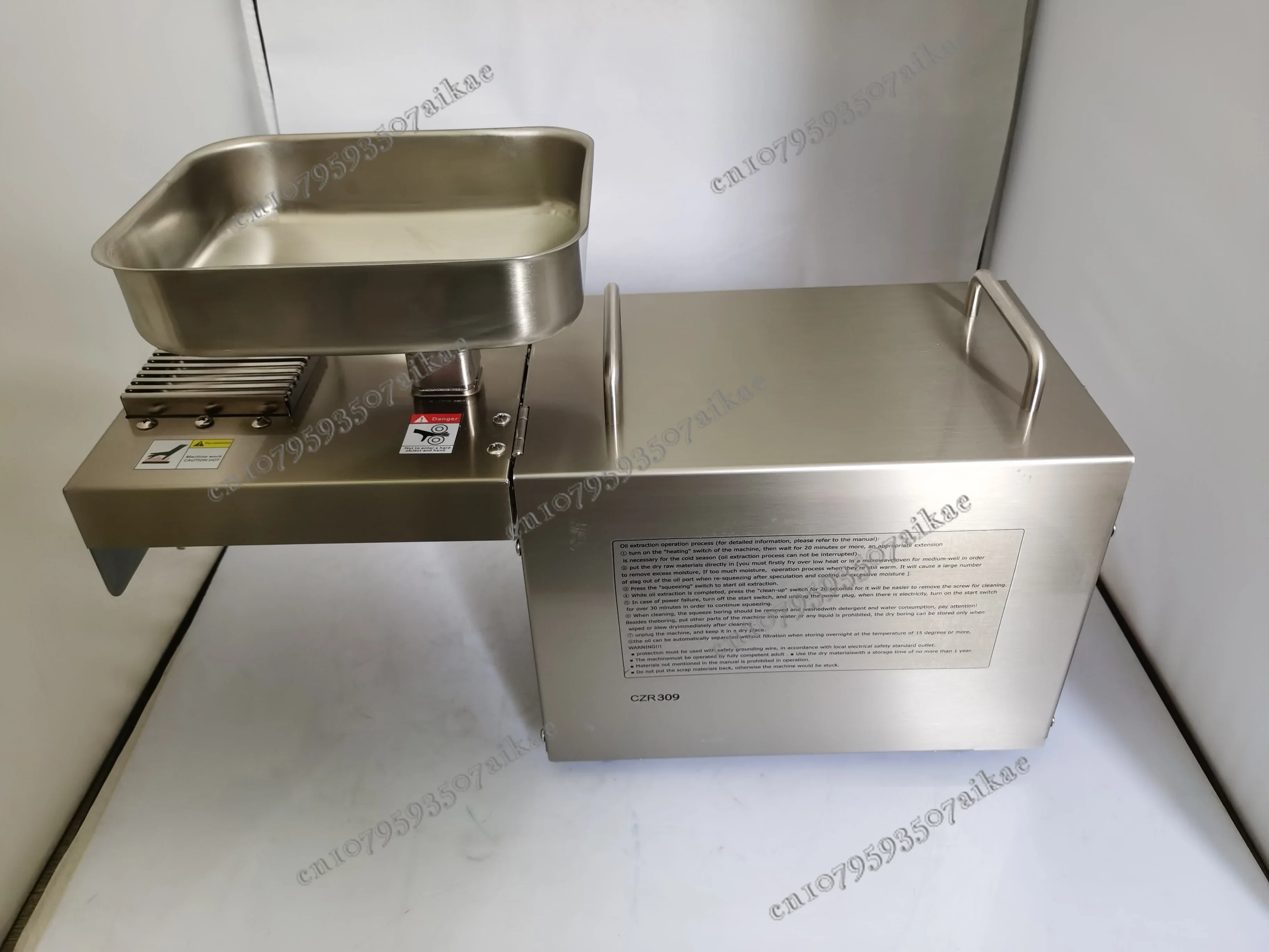 CZR-309 Автоматический пресс для горячего и холодного масла Пресс орехов семян