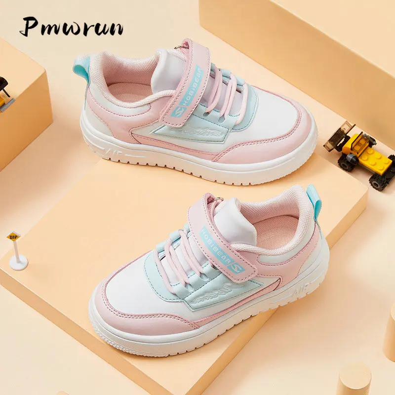 Kid Spring Autumn Soft Lace Up Sport Shoes Children Flat Outdoor Basketball Climb Shoes Student Casual Daily Fashion Sport Shoes