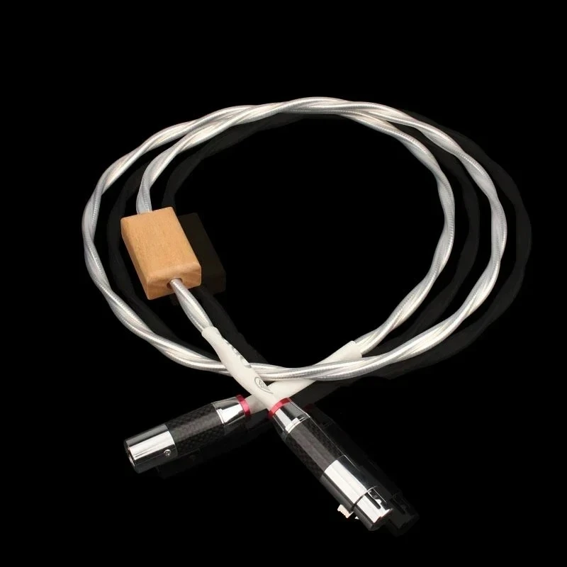Фото HiFi Audio XLR цифровой коаксиальный кабель экран AES/EBU посеребренные медные цифровые сбалансированные кабели №4
