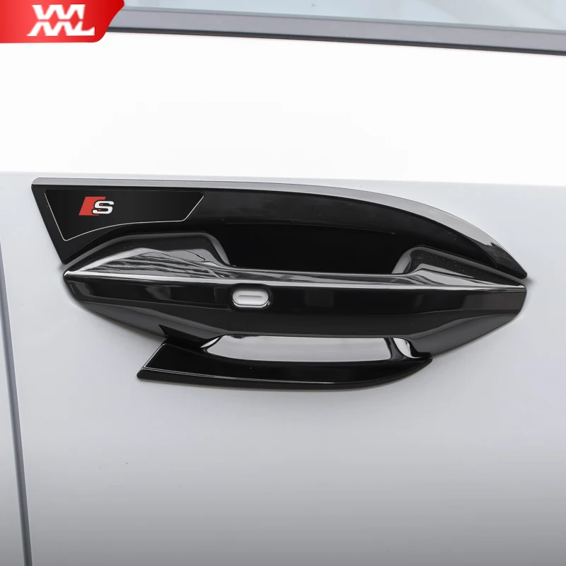 

Car door handle protection decoration carbon fib pattern car sticker for Audi A3 8Y Sportback limousine Exterior