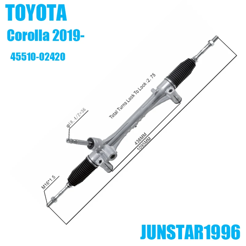 Рулевая рейка Corolla 2019- 45510-02420 LHD