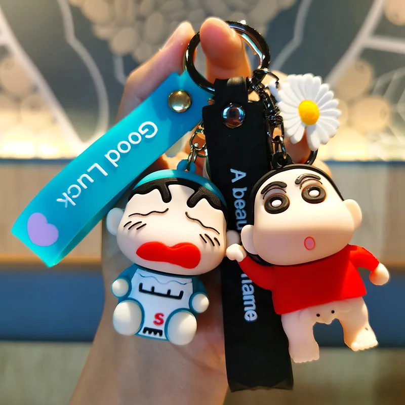 

Аниме Фигурка Мультфильм Crayon Shin-chan персонаж милый брелок для пары личностный брелок творческая школьная сумка Автомобиль Подвеска подарки
