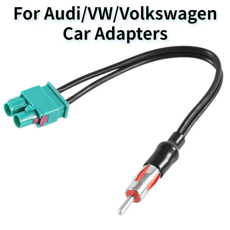 Car Radio Audio Cable Adaptor Antenna Audio Cable Male Double Fakra - Din Male Aerial For Audi/VW/Volkswagen Car Adapters