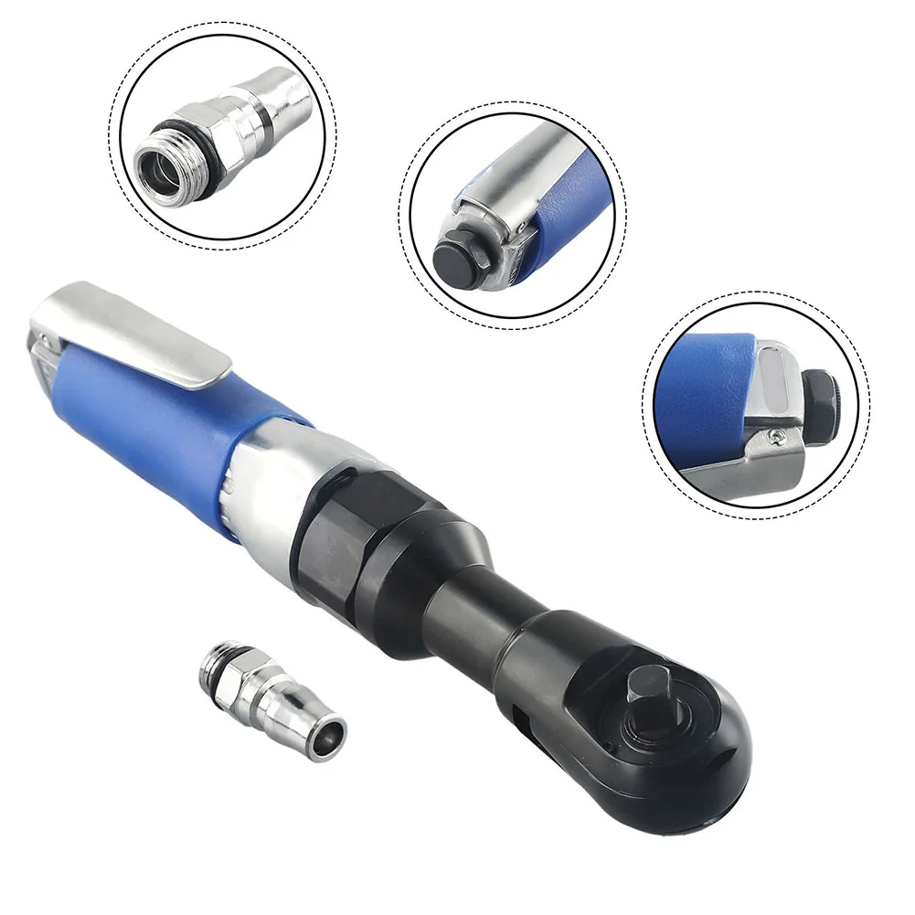 1/4 3/8 дюйма 90-градусный пневматический ключ с трещоткой ударный торцевой храповым