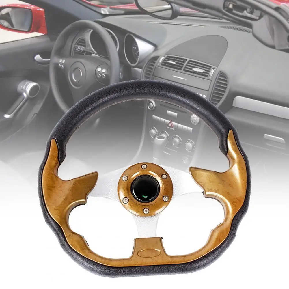 

Steering Wheel Practical Standard Design Deep Dish Steering Wheel Compact Auto Steering Wheel