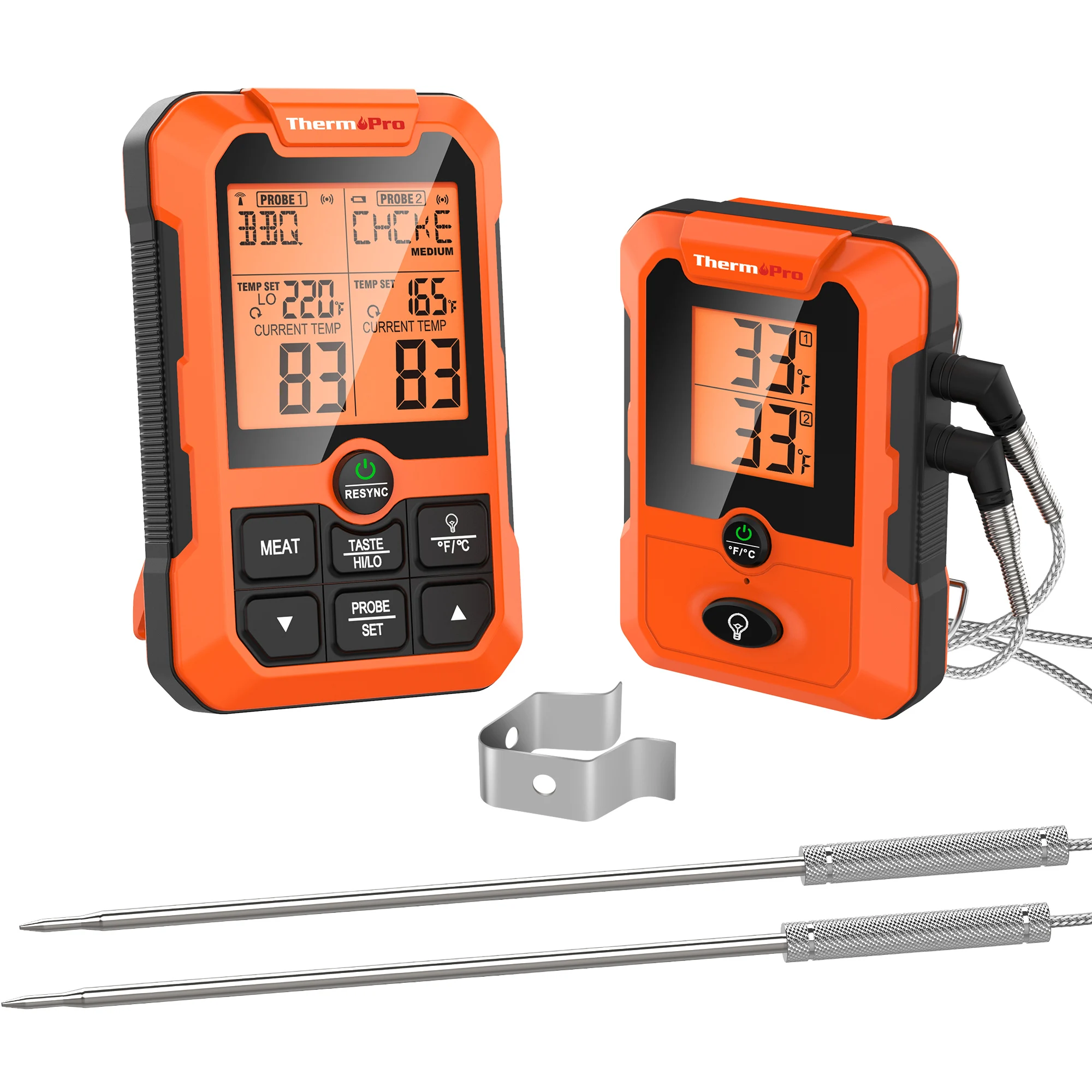 

Термометр ThermoPro TP810W с двумя зондами