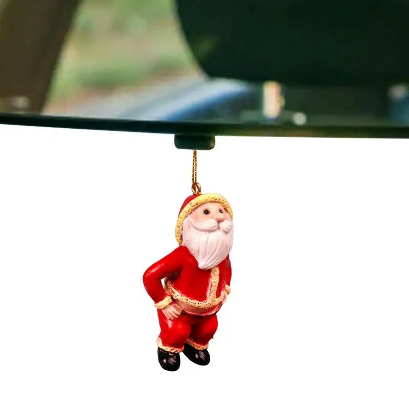 

Санты озорные орнамент смола брикет озорные гномы Смола забавные садовые фигурки для улицы Рождественское украшение Хэллоуин