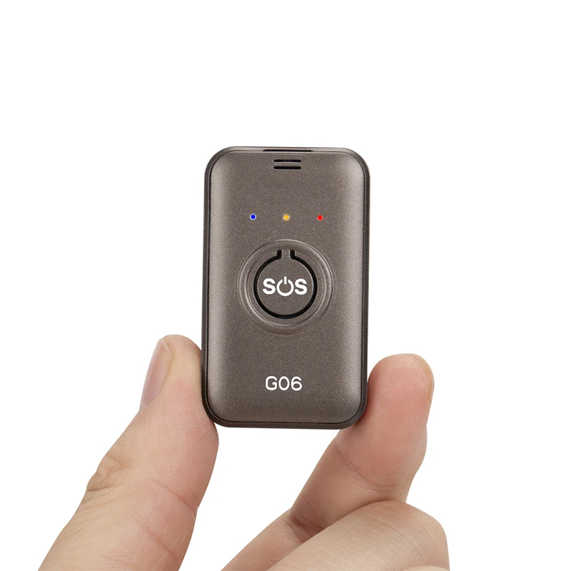 Personal G06 GPS Tracker Two Way Communication SOS Panic Button Voice Recording Security Alarm for Kids Elderly Lady Old People
