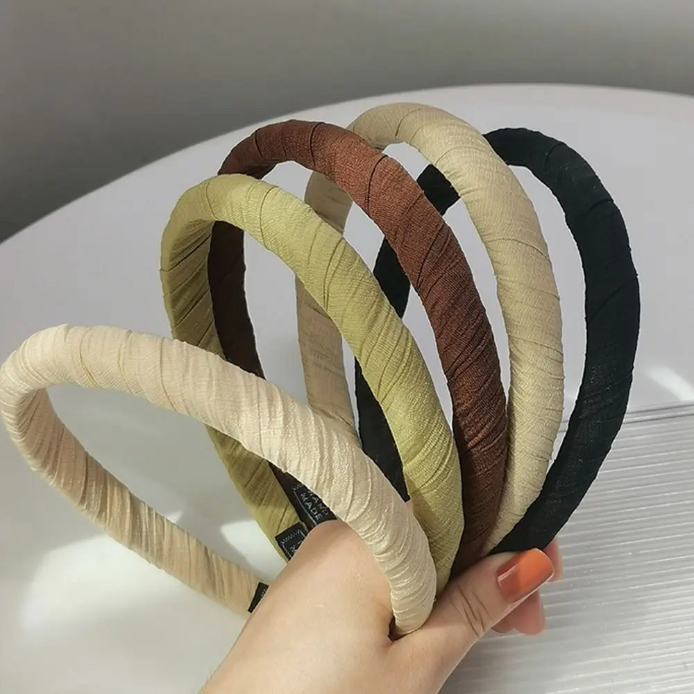 

Hair Clip Women Hairpin Gilrl Headband Thin Korean Style Headwear Girl Thin Headband Cloth Hair Hoop Female Hair Accessories