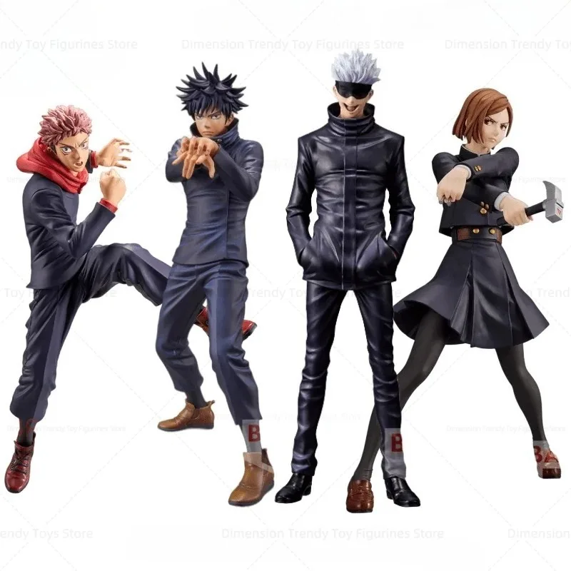 Фото Bandai In Stock Banpresto King Of Artist KOA Anime Jujutsu Kaisen Fushiguro Megumi Satoru Gojo Kugisaki Nobara Itadori Yuji Toys №2