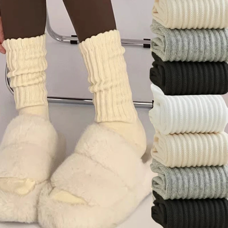 Женские вязаные длинные носки Y2k