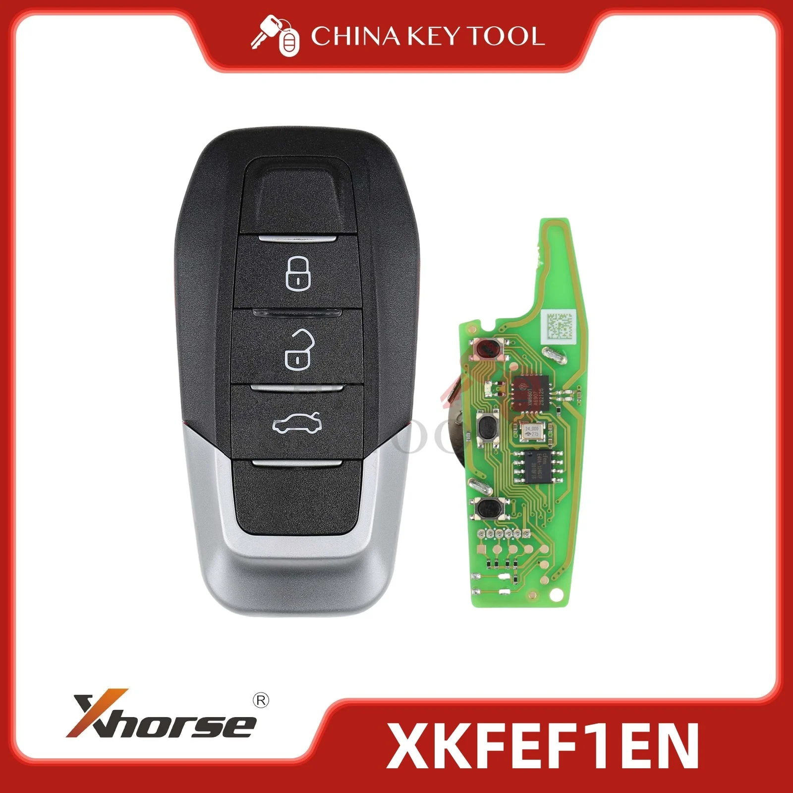 

Xhorse 2-го поколения проводной дистанционный ключ XKDS20EN XKFEF1EN XKFEF2EN XKFEF5EN XKFEF6EN