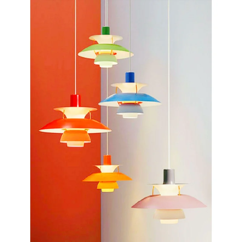 

Nordic Colour LED Pendant Lights for Living Room Hanging Lamps Kitchen Fixture Bedroom Restaurant Chandeliers Decor Lustre