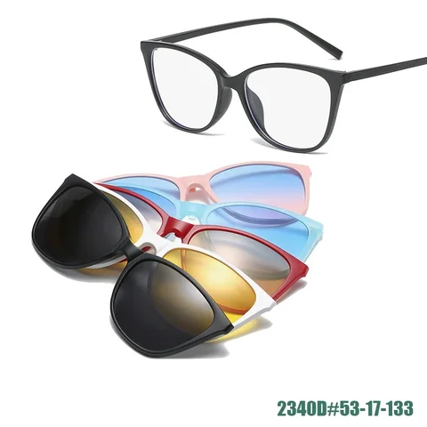 Солнцезащитные очки Cat Frame 6 в 1 пластиковые