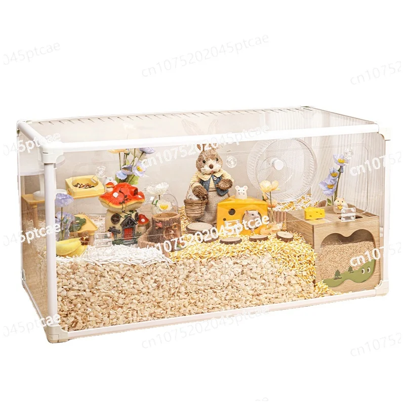 Клетка для хомяка акриловая клетка сыра пейзажная вилла дешевая большая