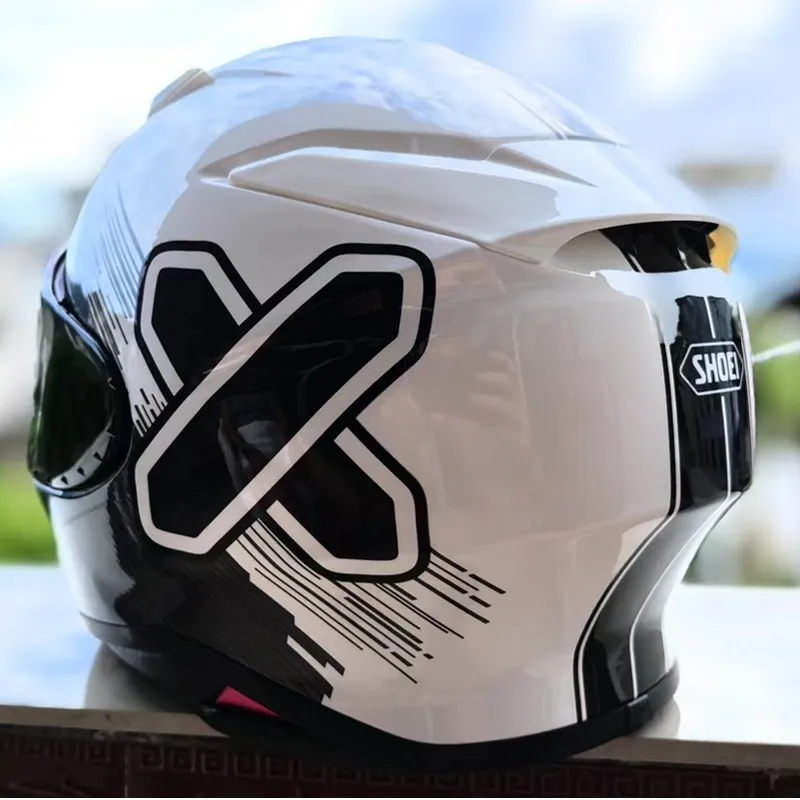 Высококачественный мотоциклетный шлем из АБС на все лицо Z8 RF-1400 NXR 2 для езды